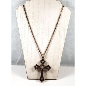 "PEACE" Cross Necklace 1975 Limited Edition Sarah Coventry Vintage Jewelry